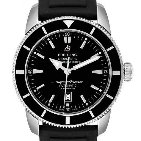 breitling superocean heritage black dial